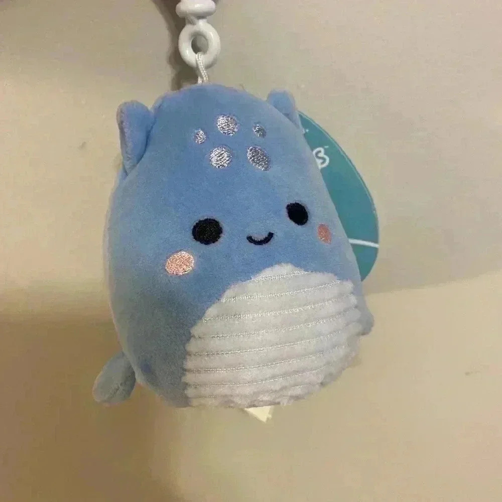 NWT‎ Squishmallow Lune the Lochness Backpack Clip Charm 3" - Picture 2 of 3